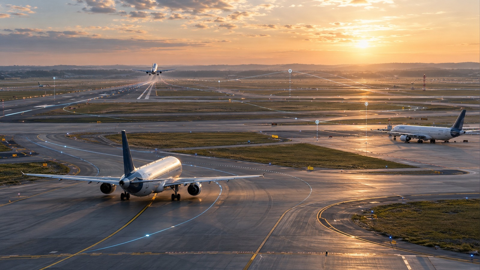 Imagem editorial: IA nas companhias aéreas: modernizar sem parar a operação