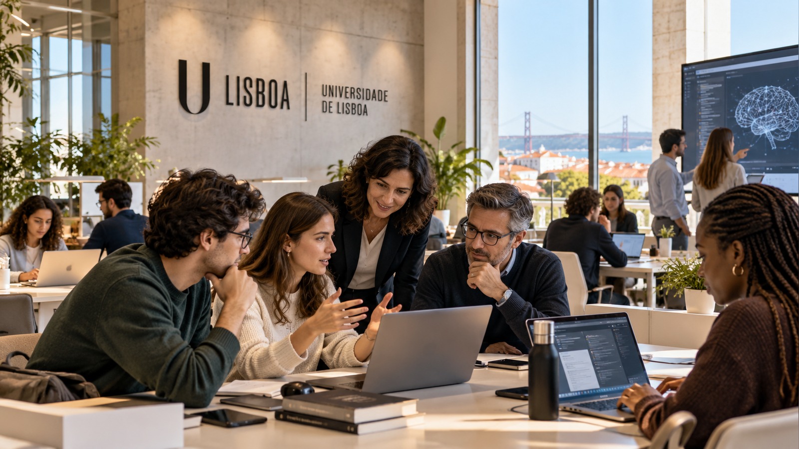 Imagem editorial: ULisboa alarga acesso institucional à IA até ao fim de outubro