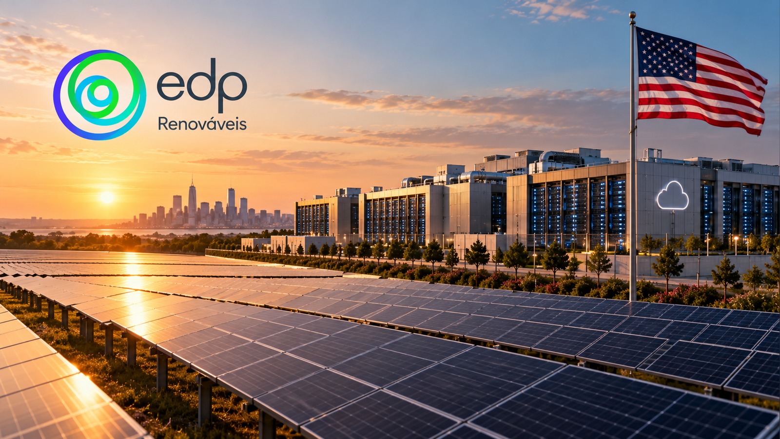 Imagem editorial: EDP Renováveis fecha contrato solar de 250 MW para expansão digital nos EUA