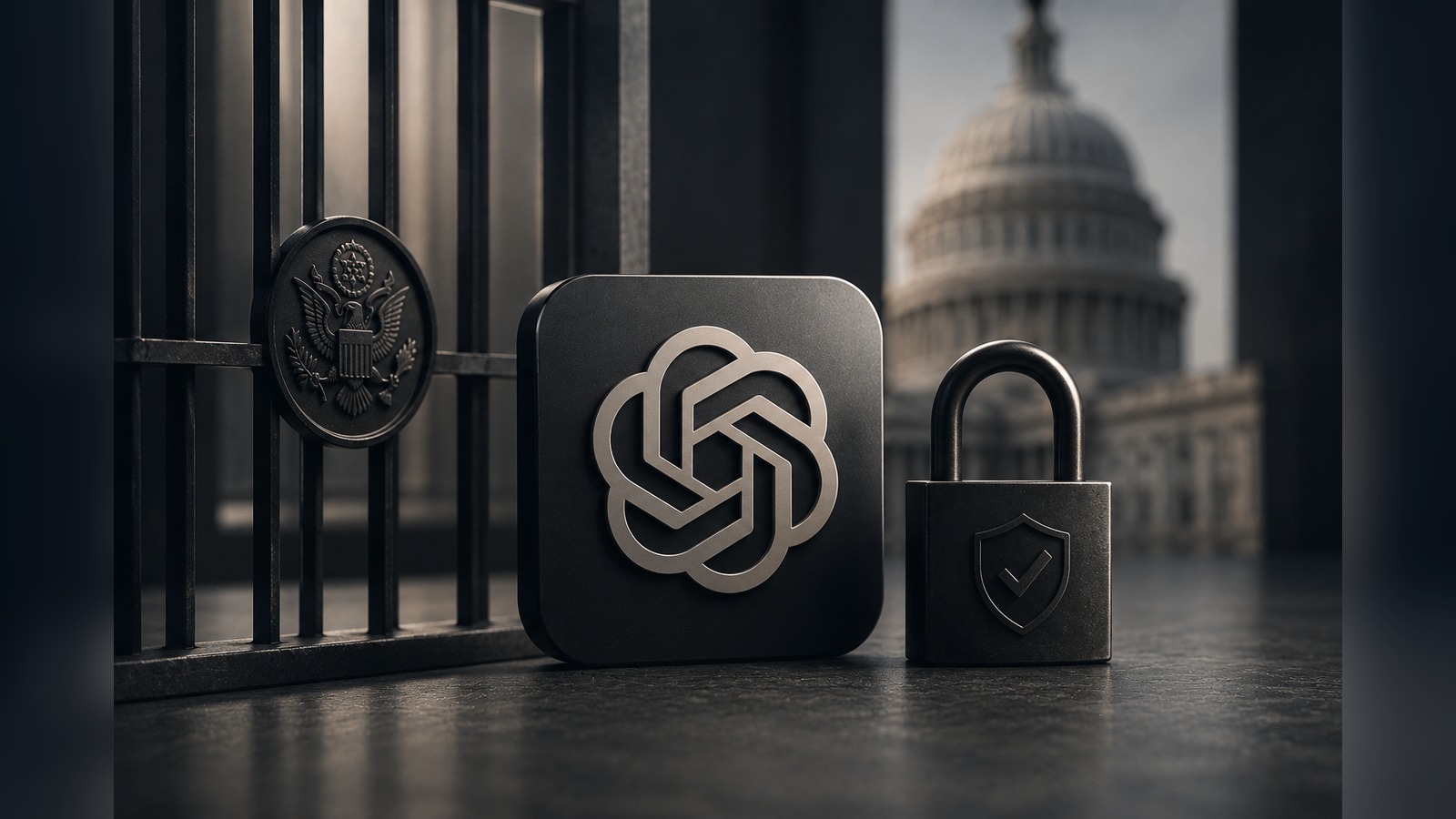 Imagem editorial: OpenAI limita acesso ao GPT-5.6 Sol sob escrutínio de segurança da administração Trump