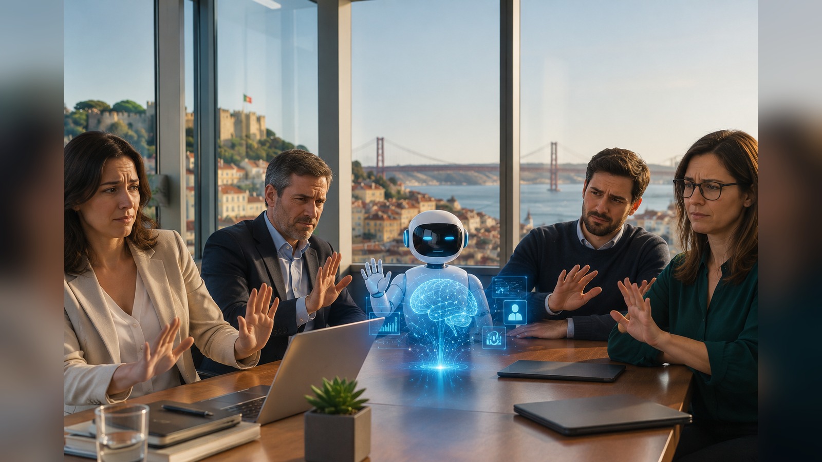 Imagem editorial: Empresas portuguesas ainda se retraem na utilização de Inteligência Artificial