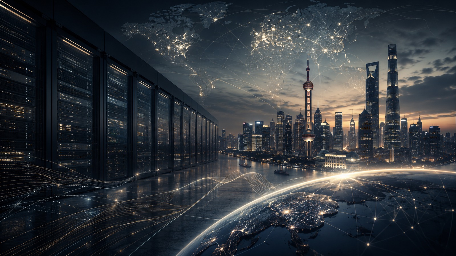 Imagem editorial: A Ascensão da China na IA: Um Novo Eixo de Poder Tecnológico